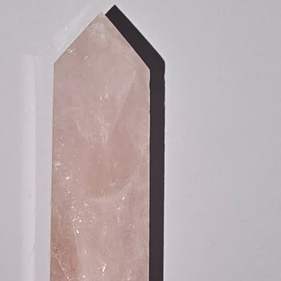 Rose Quartz Tower Natural Genuine Crystal - Picture 7 of 8